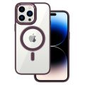 Θήκη Σιλικόνης Tel Protect Magnetic Clear Case για iPhone 15 Plus - Cherry