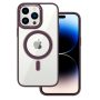 Θήκη Σιλικόνης Tel Protect Magnetic Clear Case για iPhone 15 Pro - Cherry