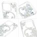 Θήκη Σιλικόνης Tel-Protect Flower Magsafe για iPhone 16 - Light Grey