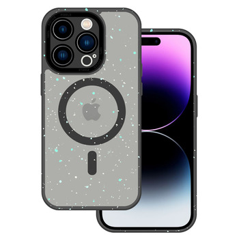 Θήκη Σιλικόνης Tel-Protect Magnetic Splash Frosted Case για iPhone 15 Pro - Black