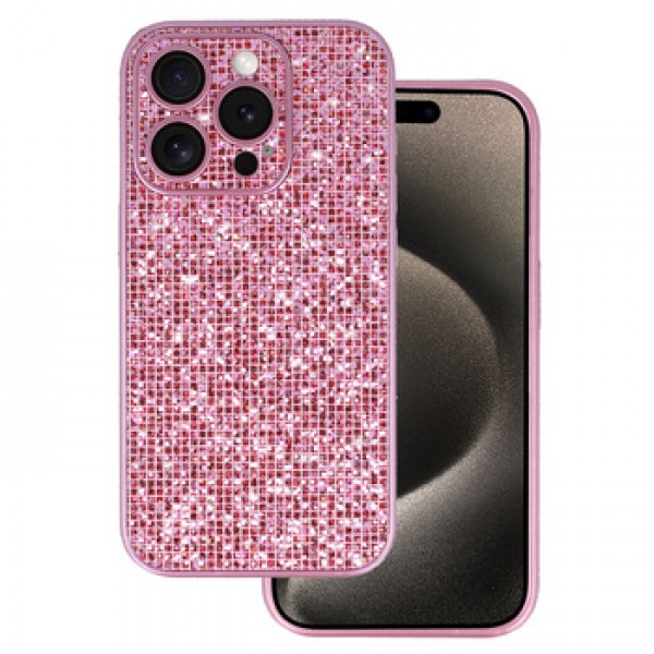 Θήκη Σκληρή Flash Glitter για iPhone 13 Pro Max - Pink