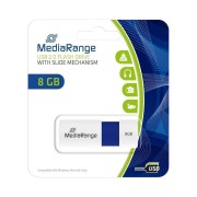 USB Stick MediaRange USB 2.0 Flash Drive 8GB - White / Blue