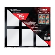 Ultra Pro - One-Touch 35pt - 6-Card Holder - Black Border