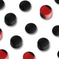 iPega P5006 Silicone Thumb Caps για PS5 Controller 6pcs - Black/Red