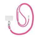 Cross Body Universal Λουράκι Λαιμού για Κινητά - Fuchsia