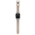 Λουράκι Σιλικόνης Hello Kitty Liquid Silicone Kitty Head Logo για Apple Watch 38/40/41m - Beige