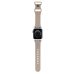 Λουράκι Σιλικόνης Hello Kitty Liquid Silicone Kitty Head Logo για Apple Watch 38/40/41m - Beige