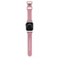 Λουράκι Σιλικόνης Hello Kitty Liquid Silicone Kitty Head Logo για Apple Watch 38/40/41m - Pink