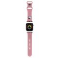 Λουράκι Σιλικόνης Hello Kitty Liquid Silicone Kitty Head Logo για Apple Watch 38/40/41m - Pink