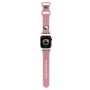Λουράκι Σιλικόνης Hello Kitty Liquid Silicone Kitty Head Logo για Apple Watch 38/40/41m - Pink