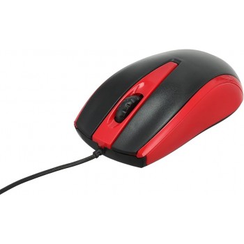 Ενσύρματο Ποντίκι Green Lyca Wired Optical Mouse - Black Red