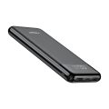 PowerBank Veger Carbon Fiber L11 - 10000mAh LED Quick Charge  2x USB-A - Black