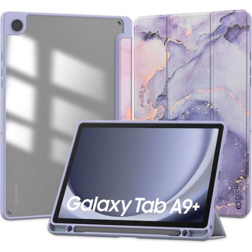 Θήκη Book Tech-Protect Sc Flip Cover για Samsung Galaxy Tab A9+ 11” - Violet Marble