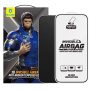 Tempered Glass Mr.Monkey Full Cover Full Glue 5D 9H Airbag Anti-broken για Apple iPhone 16 Pro Max - Black         