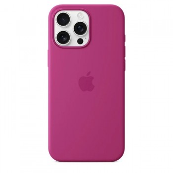 Θήκη Σιλικόνης Apple Silicone Case με MagSafe για iPhone 16 Pro Max - Fucsia