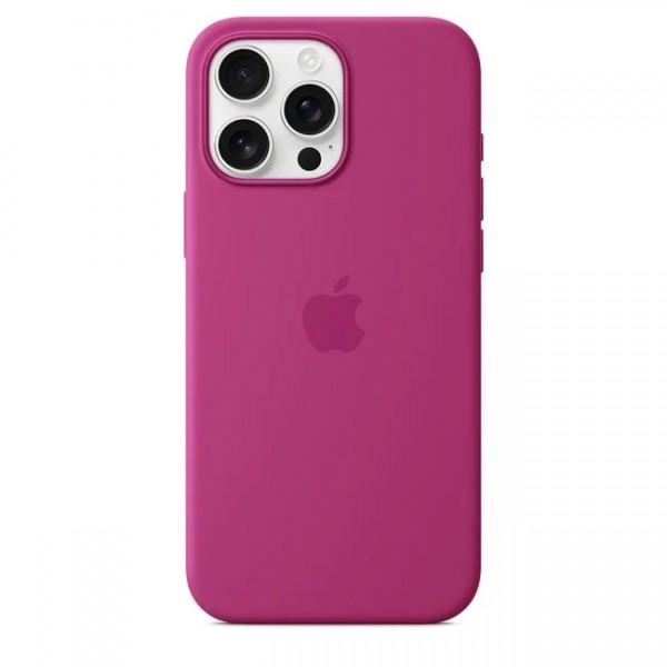 Θήκη Σιλικόνης Apple Silicone Case με MagSafe για iPhone 16 Pro Max - Fucsia