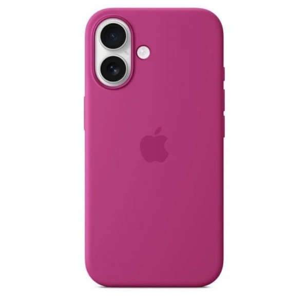 Θήκη Σιλικόνης Apple Silicone Case με MagSafe για Apple iPhone 16 - Fucsia