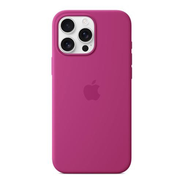 Θήκη Σιλικόνης Apple Silicone Case με Magsafe για Apple iPhone 16 Pro - Fucsia 