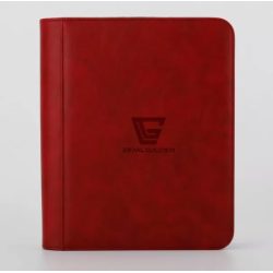 Άλμπουμ Καρτών Premium Toploader Gemloader Fit collector”s binder 3X4” - (112 θέσεις) 2x2 - Red 