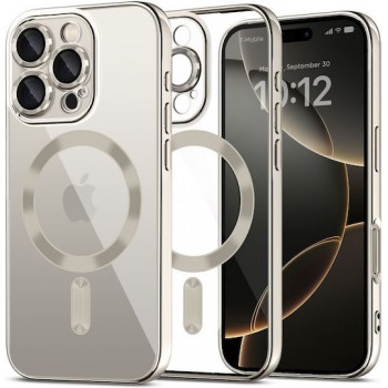 Θήκη Σιλικόνης Tech-Protect Magflex Magsafe για iPhone 16 Pro - Shiny Silver