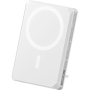 PowerBank Veger X5 MagSafe Wallet Power Bank 5000mAh 15/20W με Θύρα USB-C  - White
