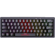 Gaming Μηχανικό Πληκτρολόγιο Zeroground KB-3700G SATOMI v2.0 με Outemu Red διακόπτες και RGB φωτισμό (Αγγλικό US) - Κόκκινο
