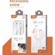 Καλώδιο Φόρτισης OTU USB - C  to USB - C 60W, 1m - White