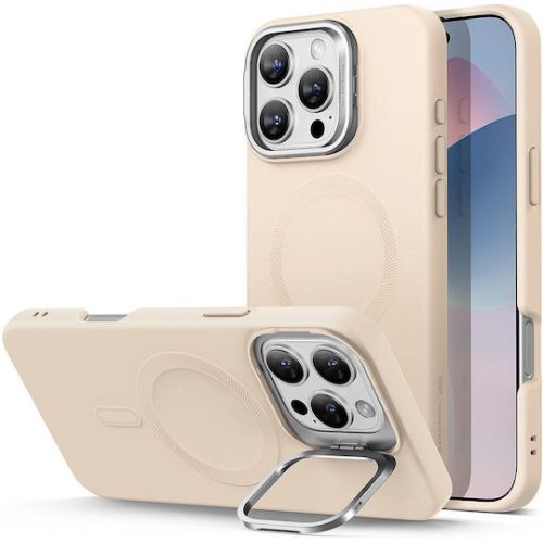 Θήκη Σιλικόνης ESR Cloud with Kickstand HaloLock με Magsafe για iPhone 16 Pro Max - Beige