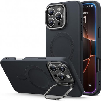 Θήκη Σιλικόνης ESR Cloud with Kickstand HaloLock με Magsafe για iPhone 16 Pro Max - Black