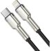 Καλώδιο Baseus Cafule Metal Braided USB-C to Lightning Cable 20W,0.25m - Black