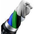 Καλώδιο Baseus Cafule Metal Braided USB-C to Lightning Cable 20W,1m - Black