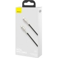 Καλώδιο Baseus Cafule Metal Braided USB-C to Lightning Cable 20W,1m - Black