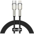 Καλώδιο Baseus Cafule Metal Braided USB-C to Lightning Cable 20W,1m - Black