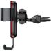 Βάση Αεραγωγού Baseus Metal Age Gravity Car Mount με Ρυθμιζόμενα Άγκιστρα Μαύρη  - Black