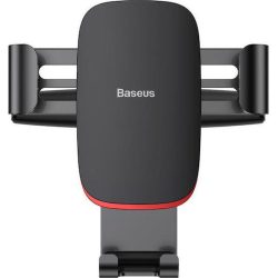 Βάση Αεραγωγού Baseus Metal Age Gravity Car Mount με Ρυθμιζόμενα Άγκιστρα Μαύρη  - Black