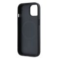 Θήκη Δερματίνης DKNY Silver Metal Logo για Apple iPhone 14 - Black