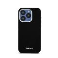 Θήκη Σιλικόνης DKNY Hardcase Liquid Silicone Small Metal Logo για Apple iPhone 15 Pro - Black