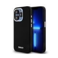 Θήκη Σιλικόνης DKNY Hardcase Liquid Silicone Small Metal Logo για Apple iPhone 15 Pro - Black