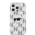 Θήκη Σιλικόνης Karl Lagerfeld Back Cover Διάφανο για iPhone 15 Pro Max - Clear