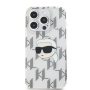 Θήκη Σιλικόνης Karl Lagerfeld Back Cover Διάφανο για iPhone 15 Pro Max - Clear