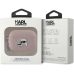 Θήκη Σιλικόνης Karl Lagerfeld Karl and Choupette Heads 3D Logo NFT για Apple AirPods Pro 2 - Pink
