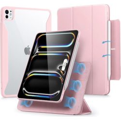 Θήκη Σιλικόνης ESR Hybrid Case με Ανθεκτικό Διάφανο Back Cover για Apple iPad Pro 11 2024 - Pink