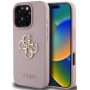 Θήκη Σκληρή Guess PU Grained 4G Metal Logo Case για iPhone 16 Pro Max - Pink