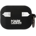 Θήκη Σιλικόνης Karl Lagerfeld Karl and Choupette 3D Logo NFT για Apple AirPods Pro 2 - Black