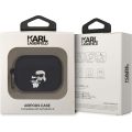 Θήκη Σιλικόνης Karl Lagerfeld Karl and Choupette 3D Logo NFT για Apple AirPods Pro 2 - Black