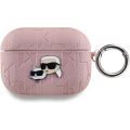 Θήκη Σιλικόνης Karl Lagerfeld Karl and Choupette Heads 3D Logo NFT για Apple AirPods Pro  - Pink