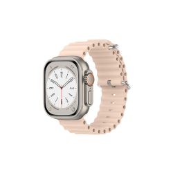  Λουράκι Σιλικόνης Orso Deluxe Sport για Apple Watch 42/44/45/46/49mm - Sand Pink 