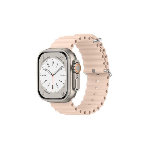  Λουράκι Σιλικόνης Orso Deluxe Sport για Apple Watch 42/44/45/46/49mm - Sand Pink 