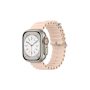  Λουράκι Σιλικόνης Orso Deluxe Sport για Apple Watch 42/44/45/46/49mm - Sand Pink 