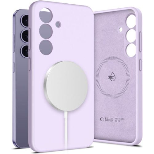  Θήκη Σιλικόνης Tech-Protect Liquid Back Cover για Samsung Galaxy S25 - Light Purple